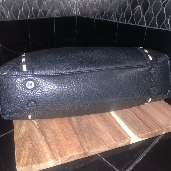 Monsac  Purse in soft pebble Leather black - Picture 9 of 10